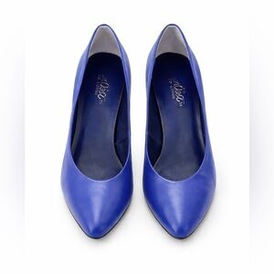 Nine West Ltd Edition | Cobalt Blue | Leather Pointed Toe Pumps | Size 6